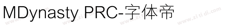 MDynasty PRC字体转换
